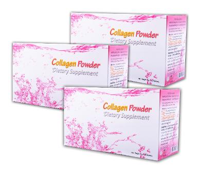 Collagen Powder Dietary Supplement ชุด 3 กล่อง